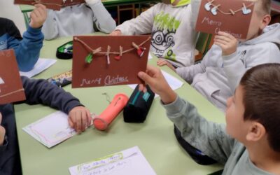 Intercanvi de targetes de Nadal amb el CEIP Costa i Llobera de Pollença